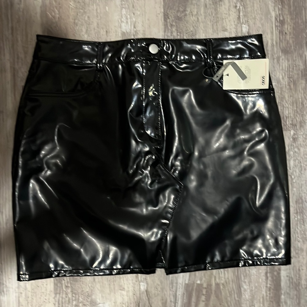 ASOS pvc skirt